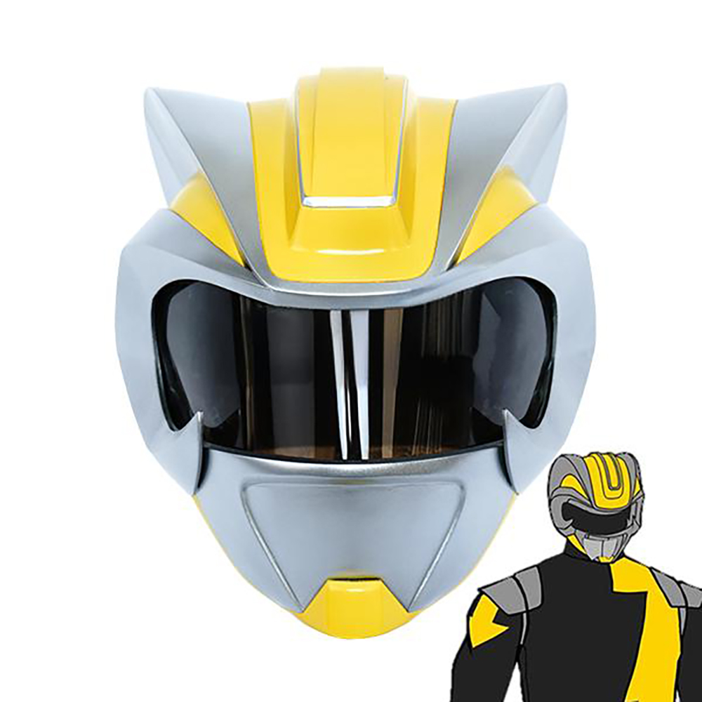 Power Rangers HyperForce HyperForce Yellow Helmet 3D Printed Cosplay Accessory Prop
